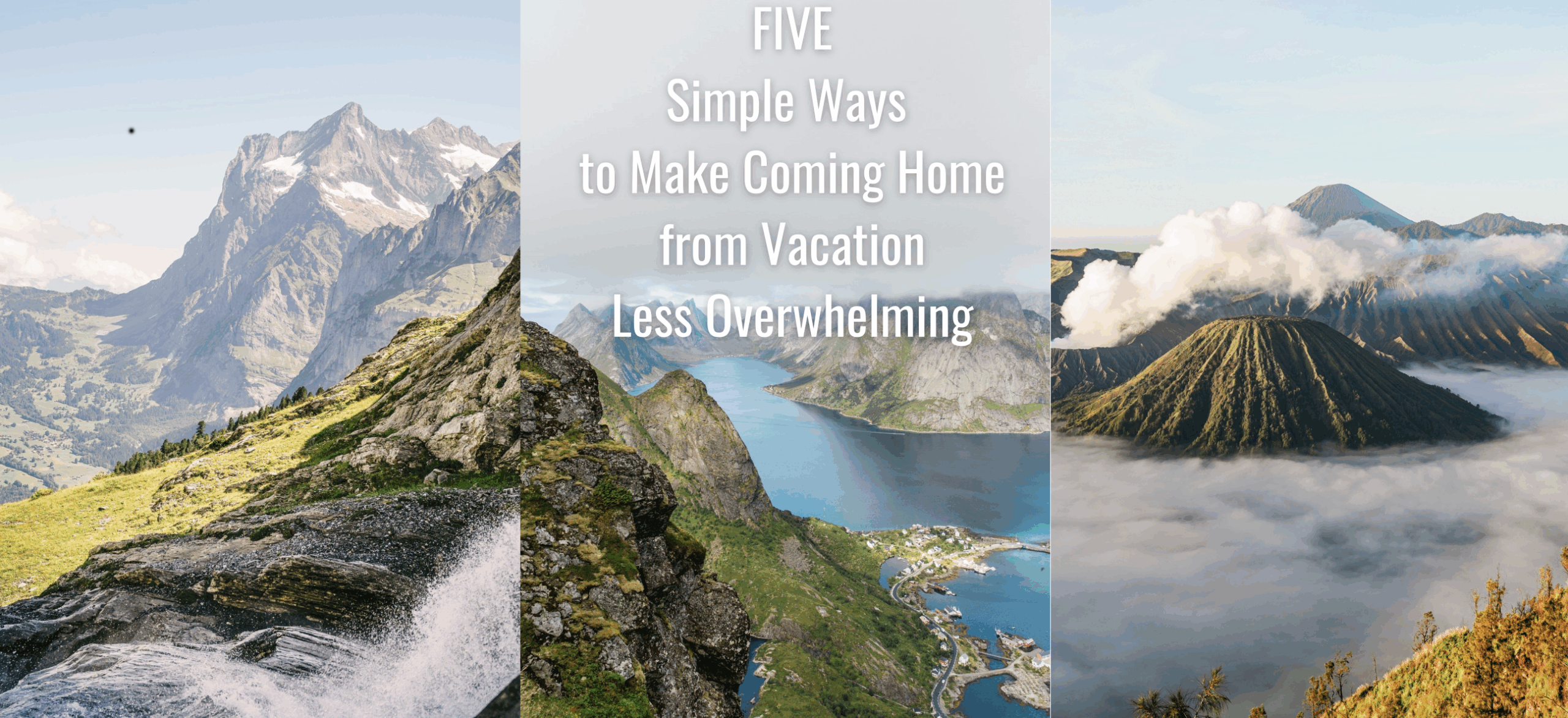 Getting ready to head out on a much needed trip? Here are 5 simple things you can do to make coming home way less stressful.