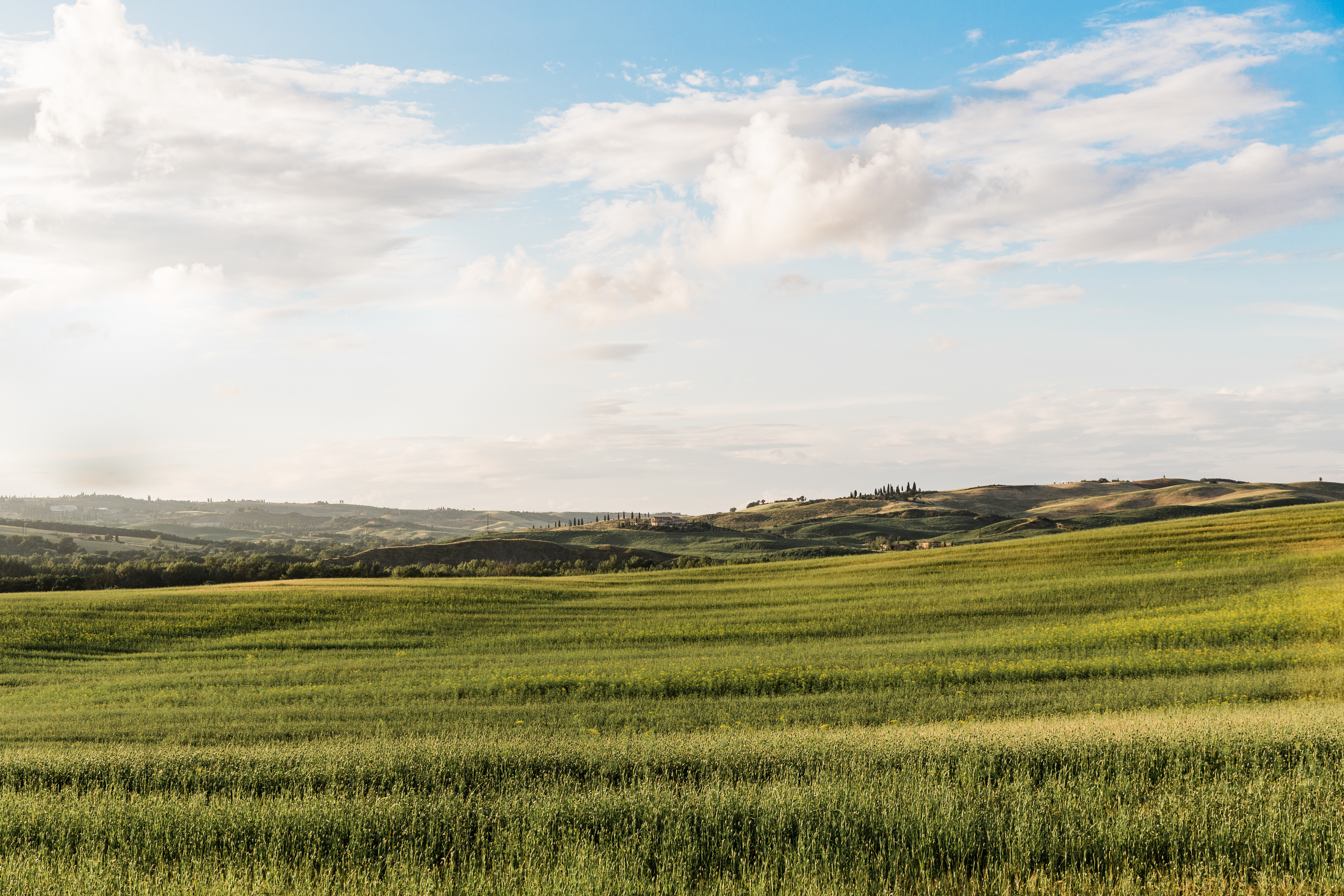 a tuscan country-side