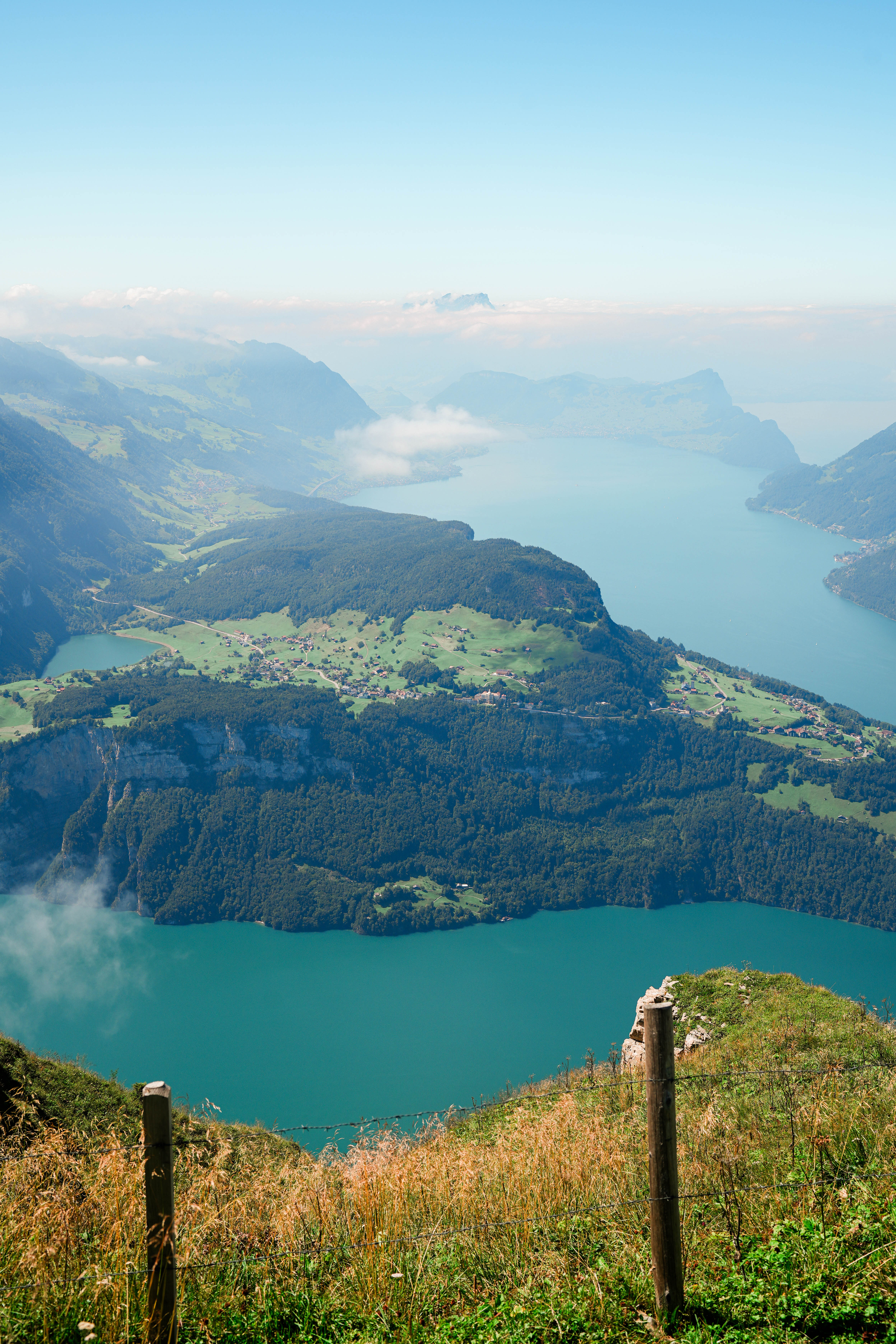 a view of mountains and glacier lakes