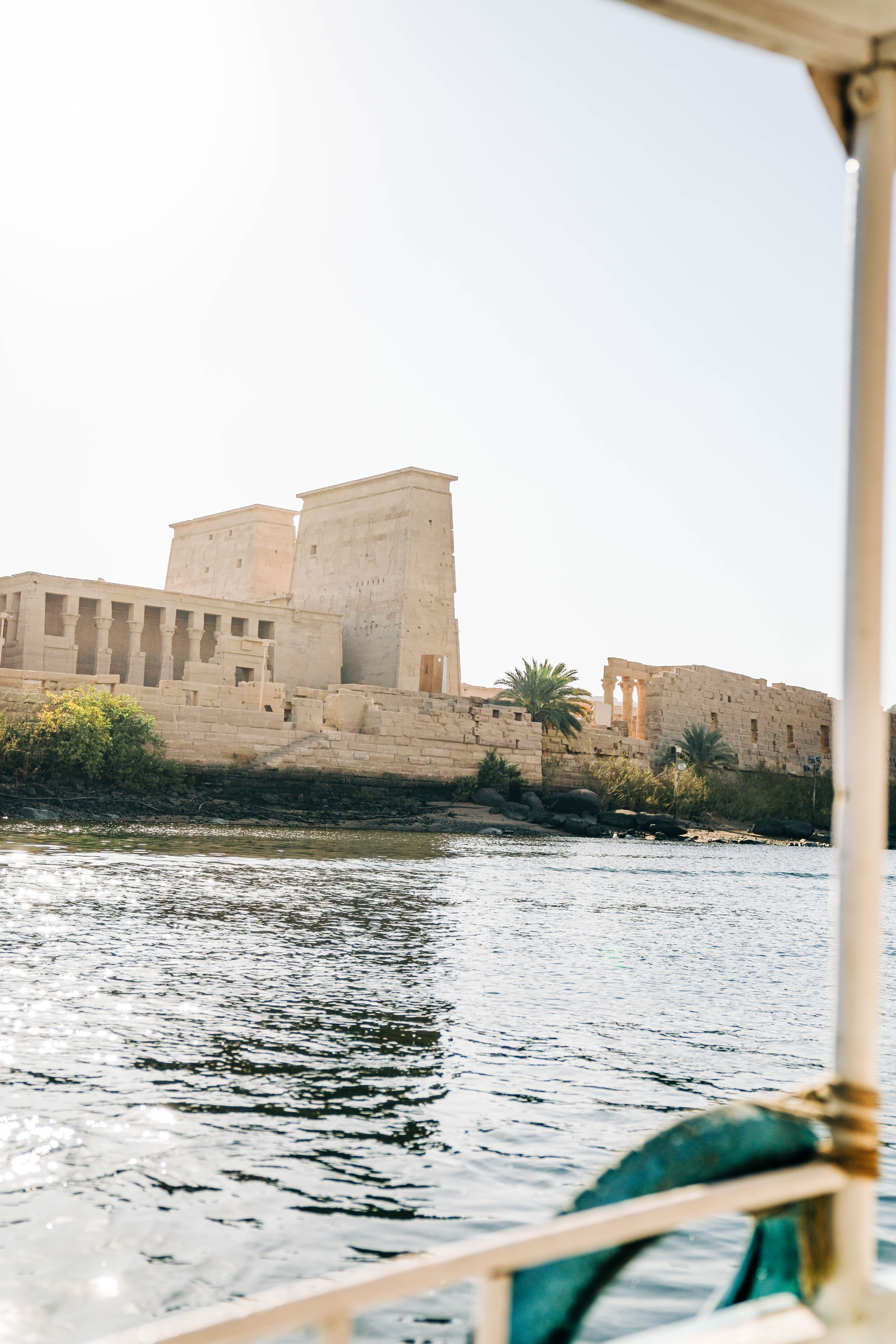 Philae temple from the water