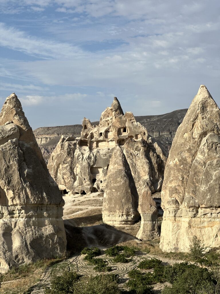 fairy chimneys in Cappadocia