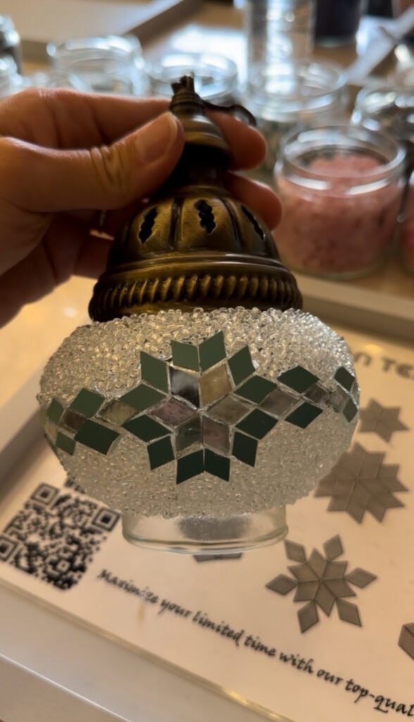 mosaic lantern