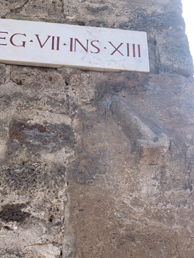 a phallus and old roman numerals