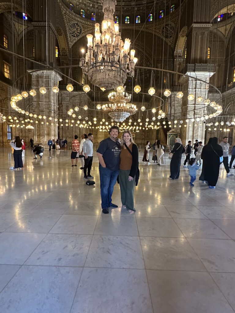 a couple in a mosque